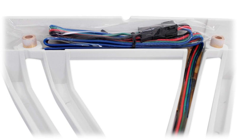 KICKER 10-inch (25cm) Square Subwoofer Grille for 11S10L7,LED, White - Image 4